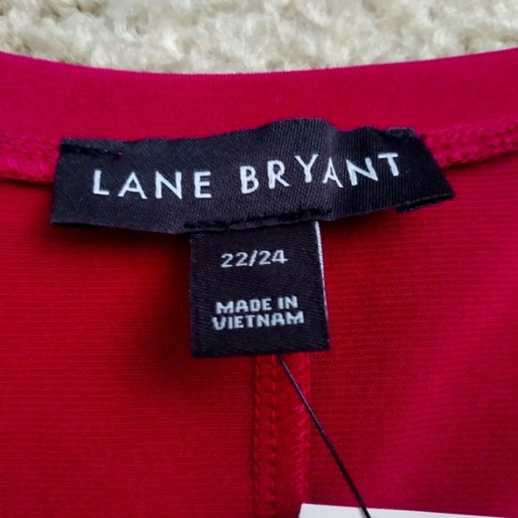 Lane Bryant Womens Plus Size Pink Sleeveless Twist Tank Top Size 22 24 - Picture 7 of 10